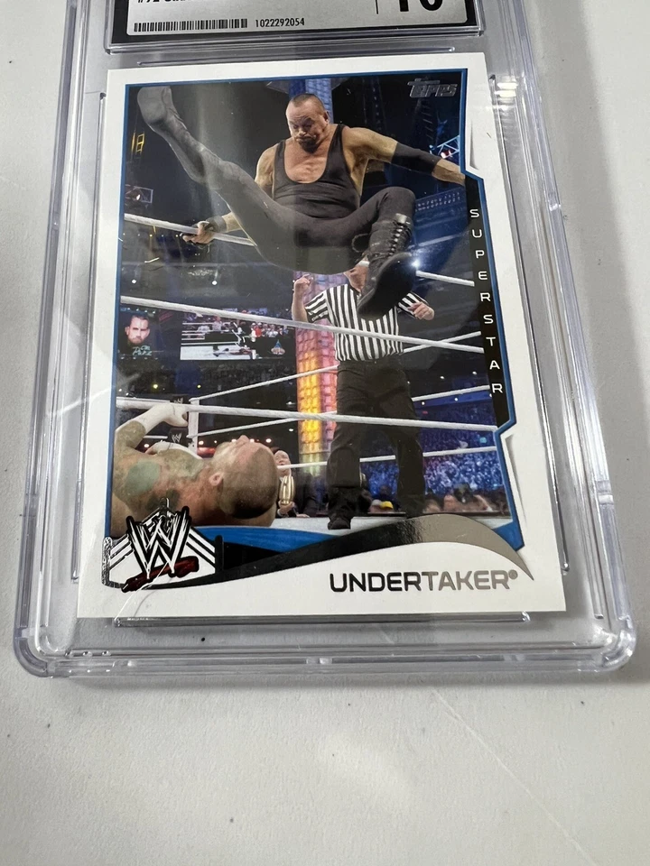 undertaker 2014 topps wwe superstar #92 csg 10 - Image 4 of 4