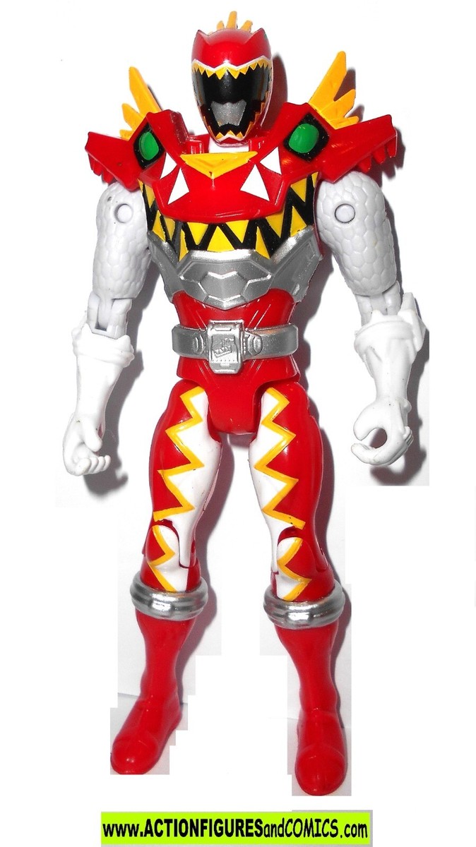 Power Rangers 5 inch RED RANGER t-rex armor dino 2016 super charge