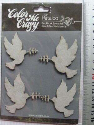 CHIPBOARD Die Cuts PEACE DOVES - Petaloo MultiList Choice