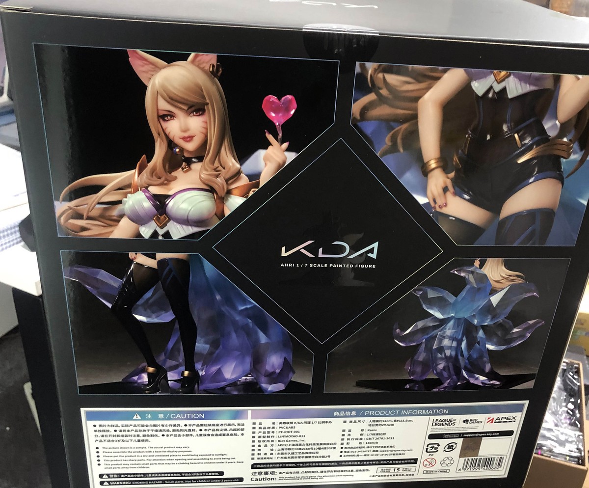 Ready! New 1/7 APEX LoL League of Legends K/DA AHRI Statue