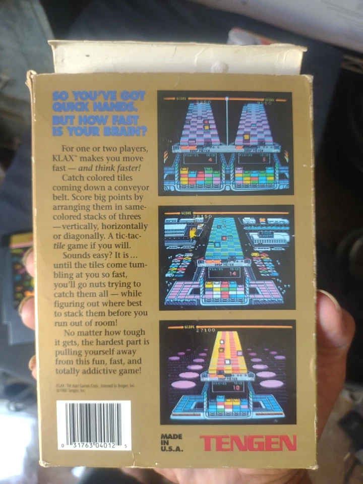 Klax For NES With Instruction Manual An All - Image 4 of 4