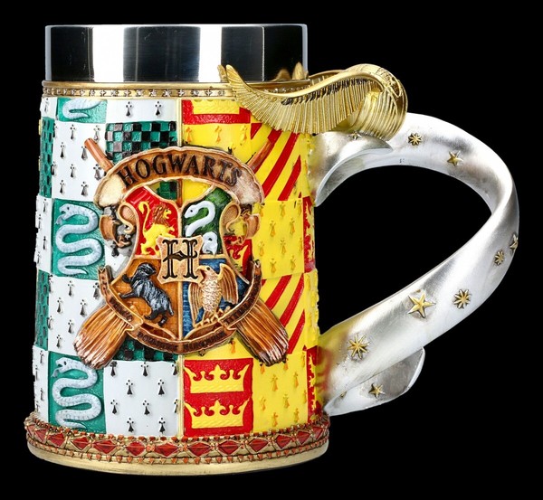 Harry Potter Krug - Goldener Schnatz - Quidditch Hogwarts Bierkrug Merchandise-image
