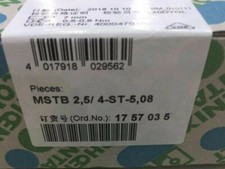 100pcs Phoenix Contact PCB connector plug MSTB 2,5/ 4-ST-5,08 1757035