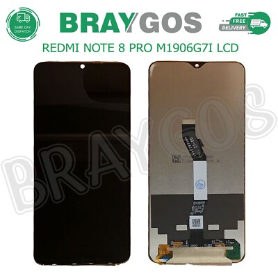 For Xiaomi Redmi Note 8 Pro M1906G7I Touch Screen Digitizer LCD Display