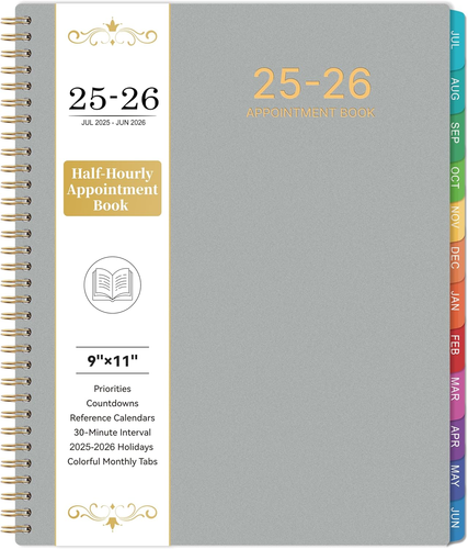 2025-2026 Appointment Book/Planner - Weekly & Monthly, 9" X 11", Large, July 202 - Picture 12 of 12