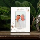 Son Remembrance White Photo Frame Personalised Portrait With DandelionFW-836
