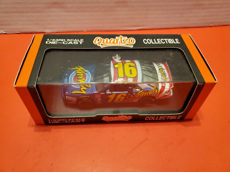 Nuevo 1995 Quartzo 1:43 NASCAR Ted Musgrave Family Channel Ford Thunderbird #16 Foto 2 de 4