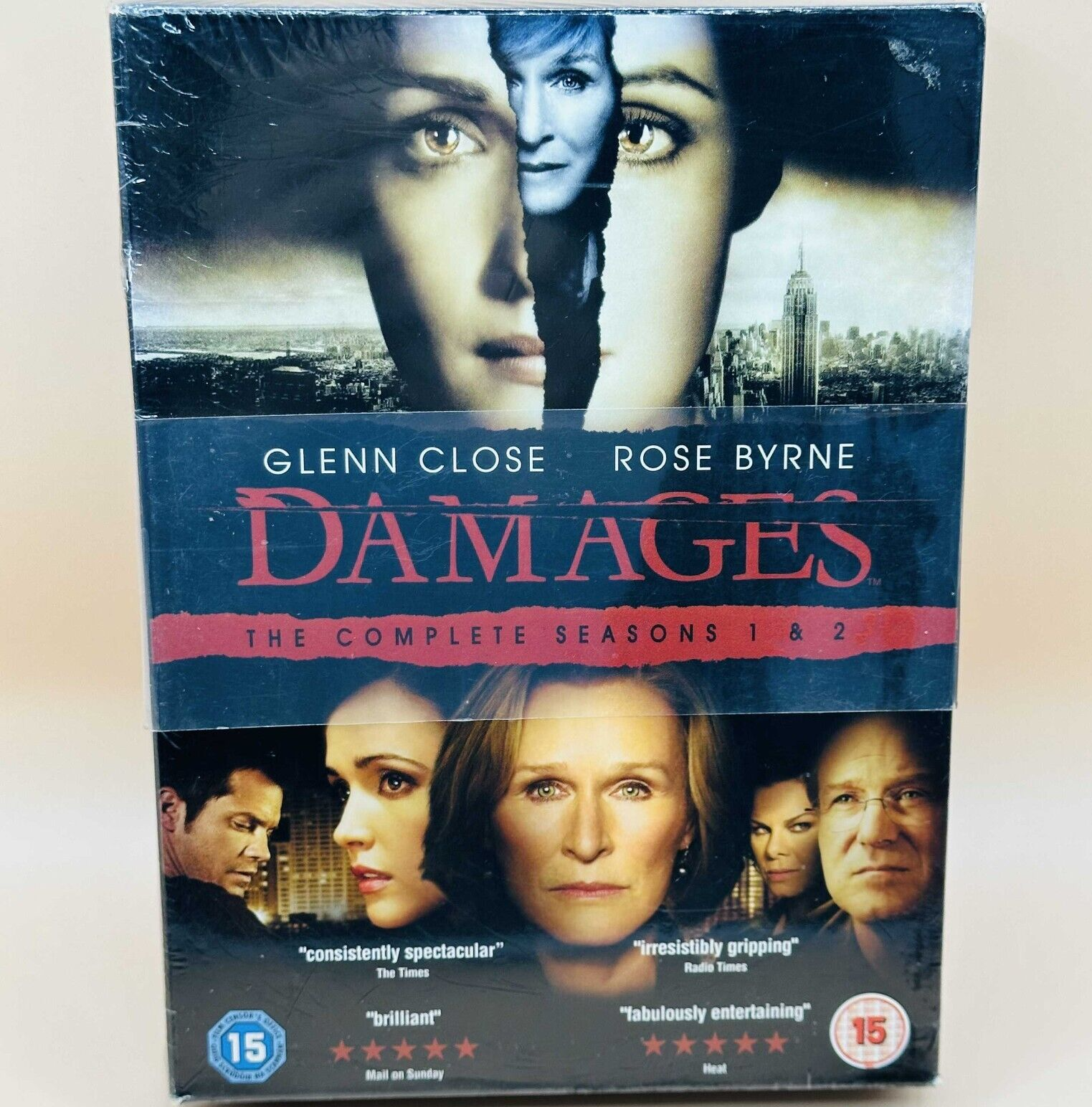 Damages season 1-2 DVD (New and Sealed)