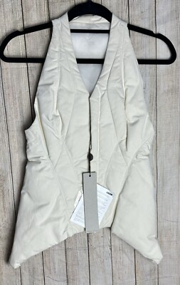 Rick Owens Naska Weste Down Milk sehr selten Gilet neu mit Etikett Original £900+ Größe 8 UK