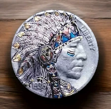 1 Buffalo Nickel Indian Head 5 Cent 1913-1938 Random Full Date rare only 99 made