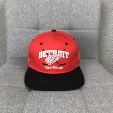 Detroit Red Wings Hat Cap Snap Back Mens One Size Red NHL Hockey Coca Cola Promo