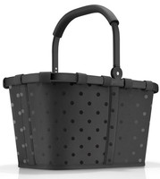 Reisenthel Einkaufskorb Tasche Korb Carrybag Frame Glossy Dots Black BK7076