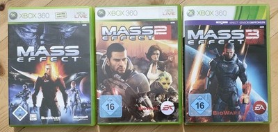 Set - Mass Effect 1, 2, 3 - Bundle Paket Konvolut - Microsoft Xbox 360  