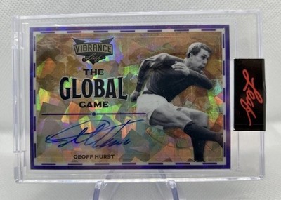 2022 Leaf Vibrance The Global Game Sir Geoff Hurst Auto /2