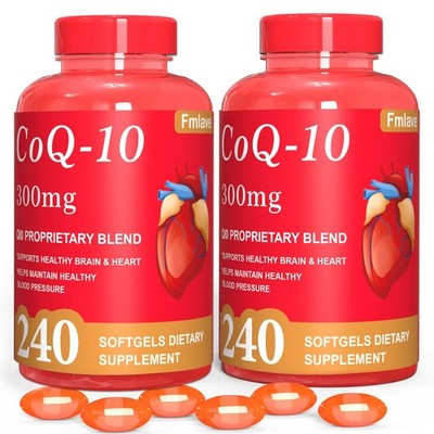 2x CoQ10 Coenzyme Q-10 Coenzyme 300mg Capsules Antioxidant Heart Health 480 caps