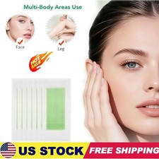 10PCS Hair Removal Paper Double Sided Cold Wax Strips Body Depilatory Patch Skin