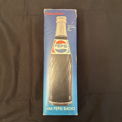 Vintage Tandy Pepsi AM Radio From Radio Shack New in Box - Catalog Number 12-957
