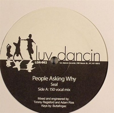 Seal - People Asking Why (Remixes) - USA Promo 12'' Vinyl - 2007 - Luv Dancin