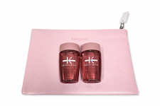 Image of Kerastase Chroma Absolu Shampoo Duo 80ml x2 + Pink Travel Pouch