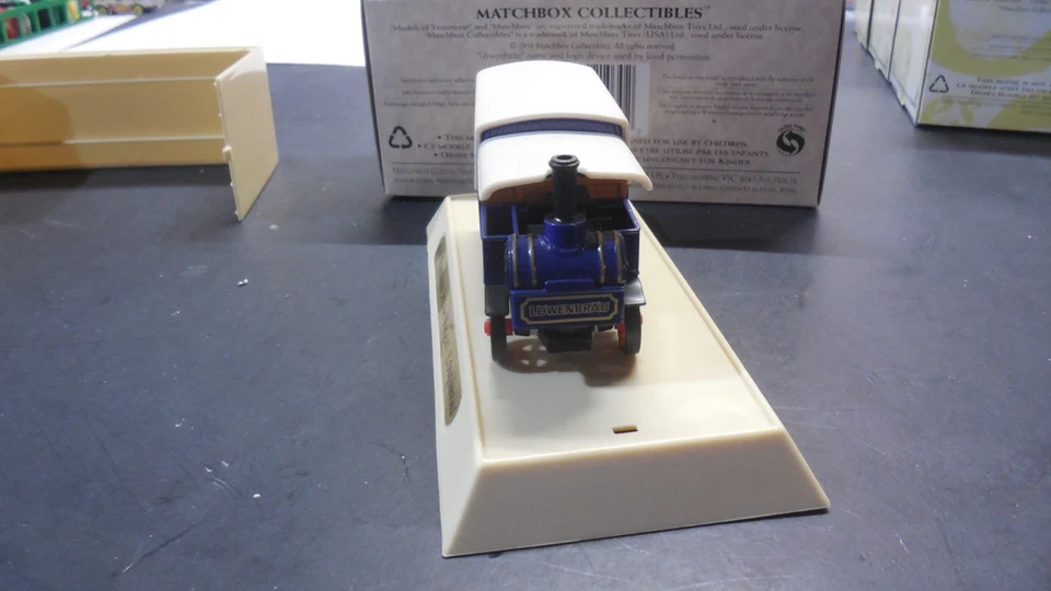 Matchbox Models of Yesteryear YGB12 1917 Yorkshire Steam Wagon Lowenbrau NEW! - Image 3 of 4