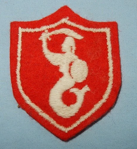 WW2 1st HOUSEHOLD CAVALRY QUEENS OWN HUSSARS FORMATION SIGN MILITARY PATCH BADGE