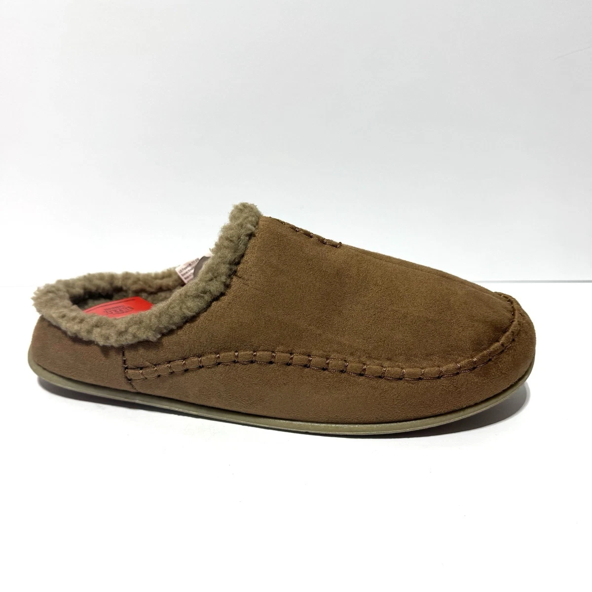 New Deer Stags Spun Fuzzy Dark Brown Memory Foam Slippers Men’s 11M Deer Stags Men main image 3