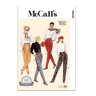 McCall's Clothing Sewing Pattern Kit, Design Code 16-18-20-22-24, Multicolor 