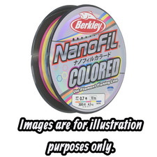 Berkley Nanofil PE Line 300m 1.2/8lb Multicolor 10m Fishing Braid Japan