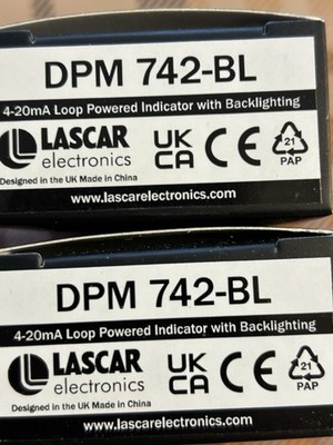 1x LASCAR ELECTRONICS DPM 742-BL / DPM742BL (BRAND NEW)