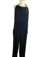 Robin Piccone Size M Medium Black One Piece Romper Pants Boho