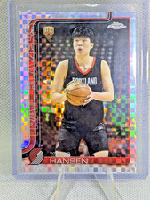 Yang Hansen Rookie Card RC /X-Fractor-Topps Chrome NBA 2025/26 #24 Trailblazers