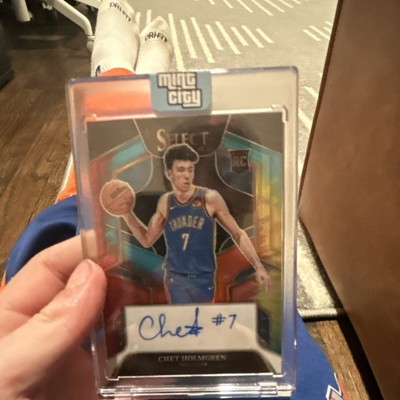 その他 Chet Holmgren auto 2022-23 Panini Select Prizm Rookie Auto Chet Holmgren /25 Oklahoma