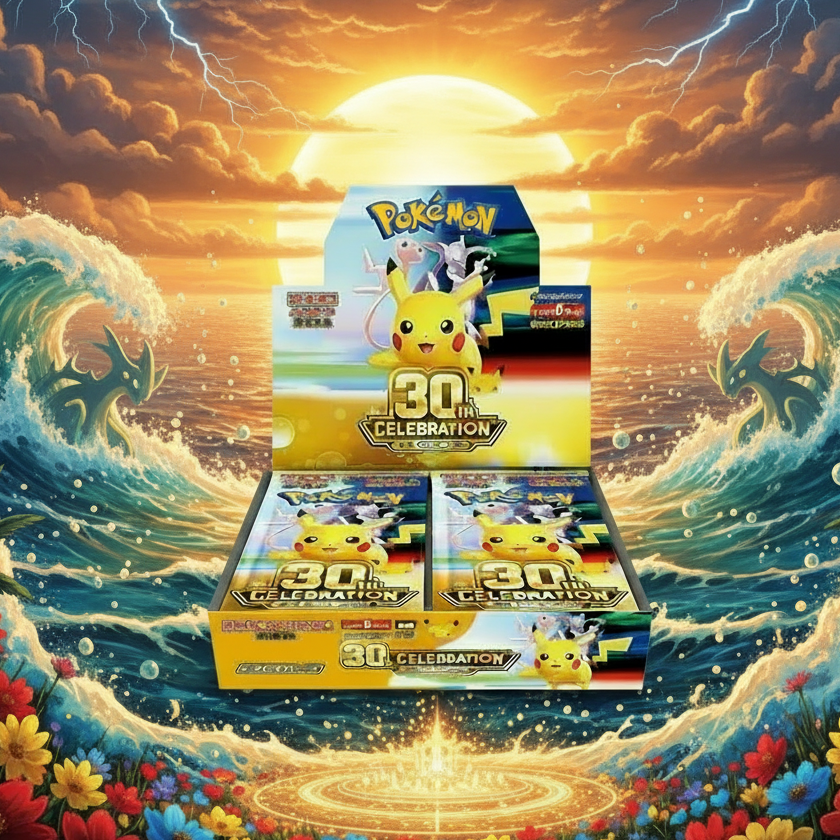 Pokémon Japanese 30th Celebration Booster Box Factory Sealed US