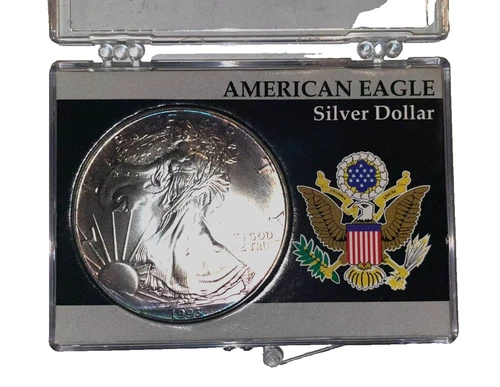 1993 American Silver Eagle - Uncirculated with Nice Natural Toning/Tone in OGP