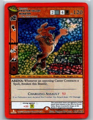 Proctor Valley Monster Holo Gold UFO: First Edition 013/165 NM