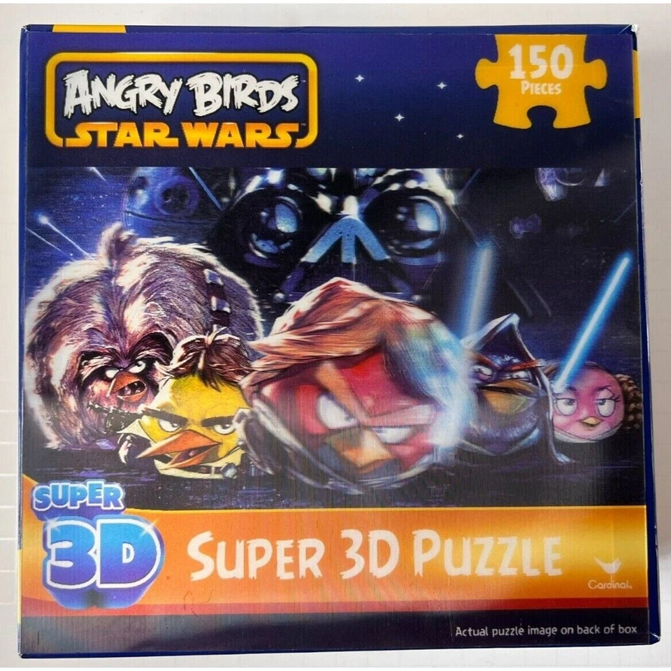 Angry Birds Star Wars супер 3D 150 ПК головоломка 2012 запечатанный 18 «x 12» - Изображение 2 из 3