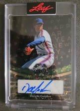 2025 LEAF METAL HAPPY HOLIDAYS DWIGHT GOODEN HAPPY NEW YEAR AUTOGRAPH #1/1 METS