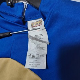 Rubies Sonic the hedgehog costume child size Large Missing Spike