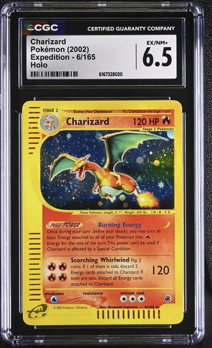 Charizard graded CGC 6.5 for sale on eBay