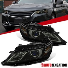 Smoke Fit 2014-2020 Chevy Impala Halogen Projector Headlights Lamps Left+right