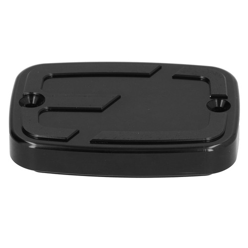 :Black Front Brake Fluid Reservoir Cover Upper Pump Oil Pot Cover Motorcycle - Afbeelding 11 van 24