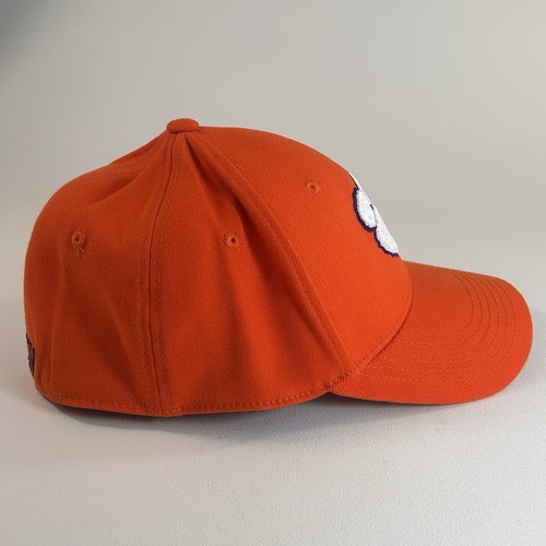 Clemson Tigers Top of the World Memory Fit Hat Orange White Football Baseball - Picture 4 of 9