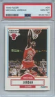 Michael Jordan 1990 Fleer Basketball Card Chicago Bulls #26 PSA 10