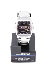 Casio Edifice EFA120 4334 Silver Stainless Steel Men’s Digital Analog Wristwatch
