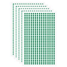 5 Sheet/2250Pcs Self Adhesive Acrylic Gem 3mm Sticker Gem Stones Dark Green