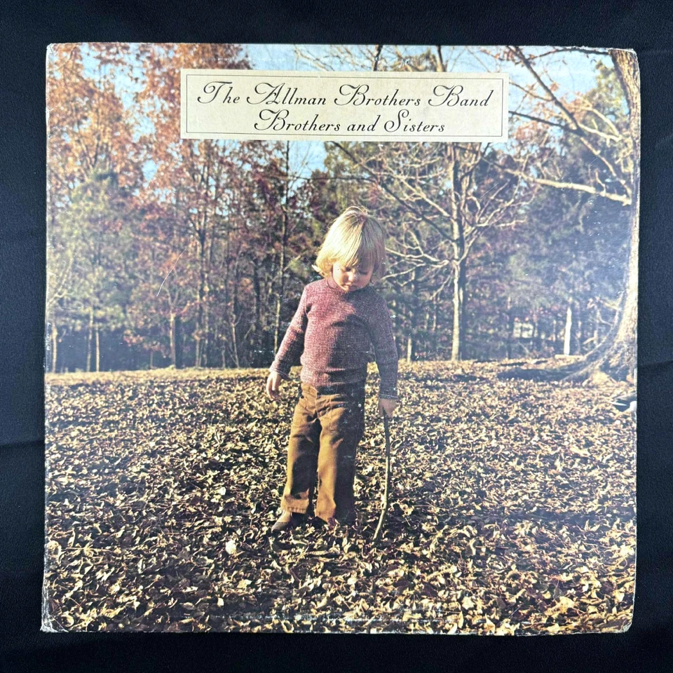 The Allman Bros Band Brothers and Sisters 70s Classic Rock vinyl record LP NM M- Foto 2 de 4
