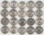 20x Franklin Half Dollars 1960–1962-D BU 90% Silver | Fresh Choice Roll