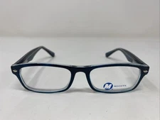 Modern Optical CARE NAVY/CRYSTAL 44-15-130 Full Rim Eyeglasses Frame CO81