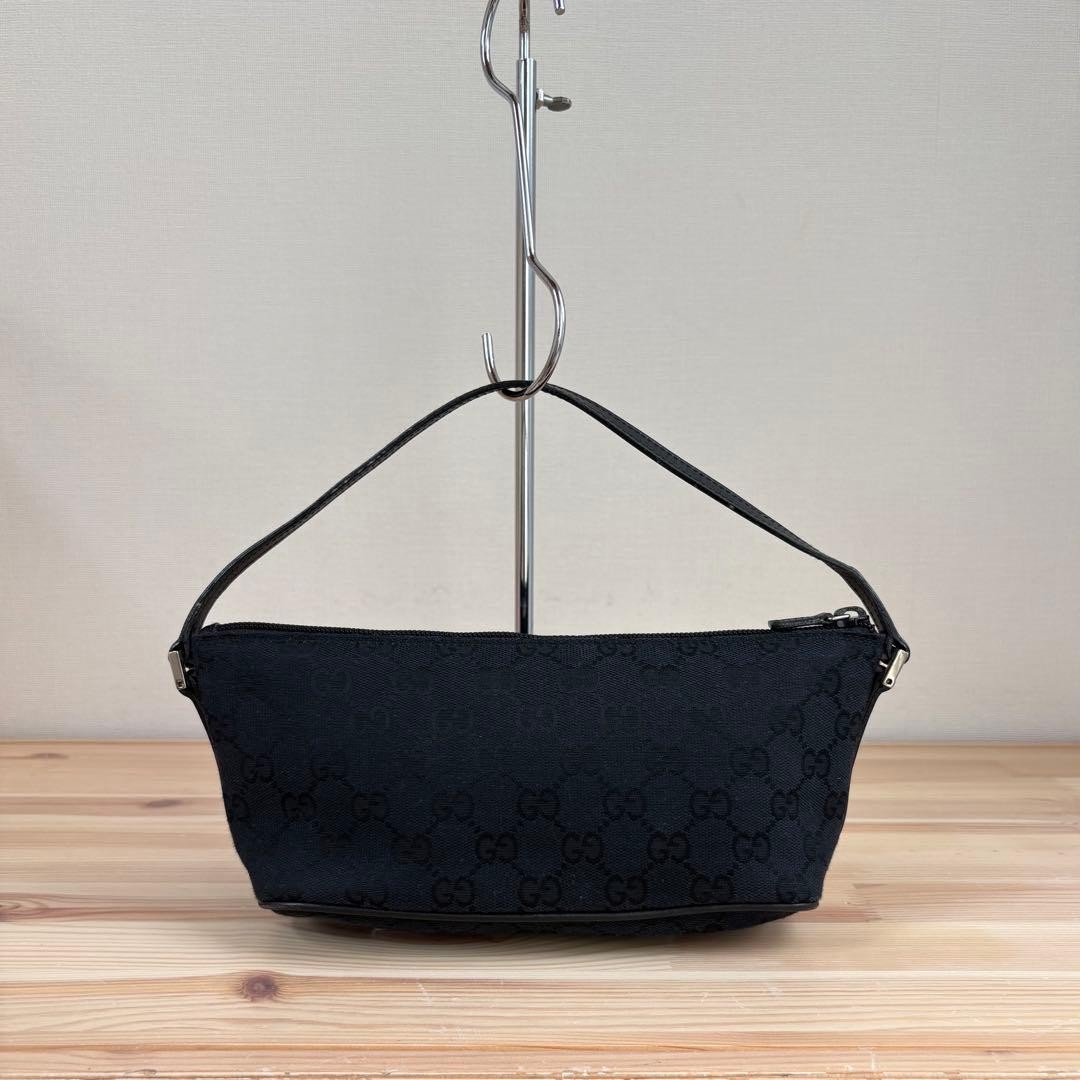 Authentic GUCCI GG Pattern Accessory Pouch Handba… - image 2