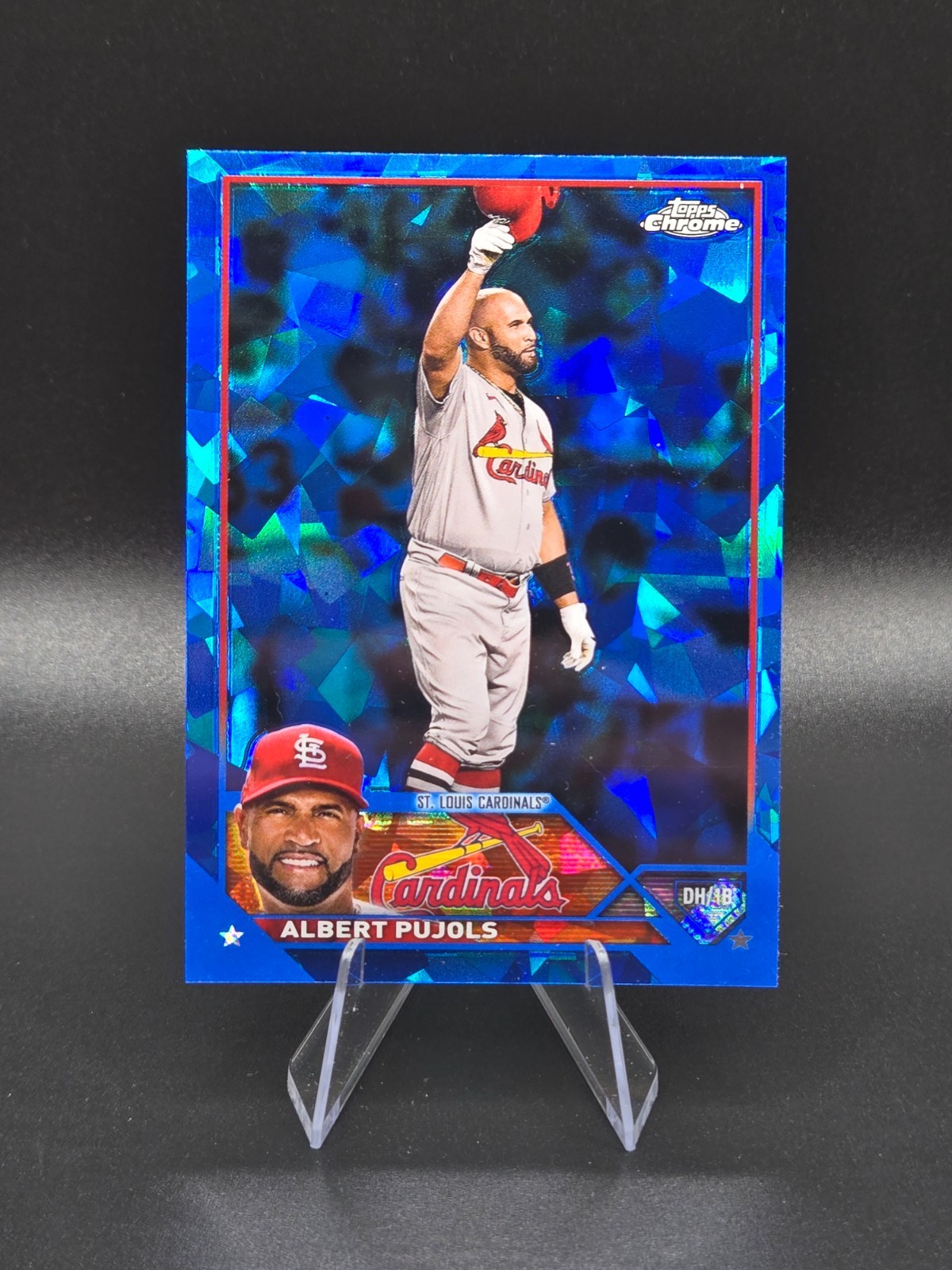 2023 Topps Chrome Sapphire #5 Albert Pujols! Cardinals